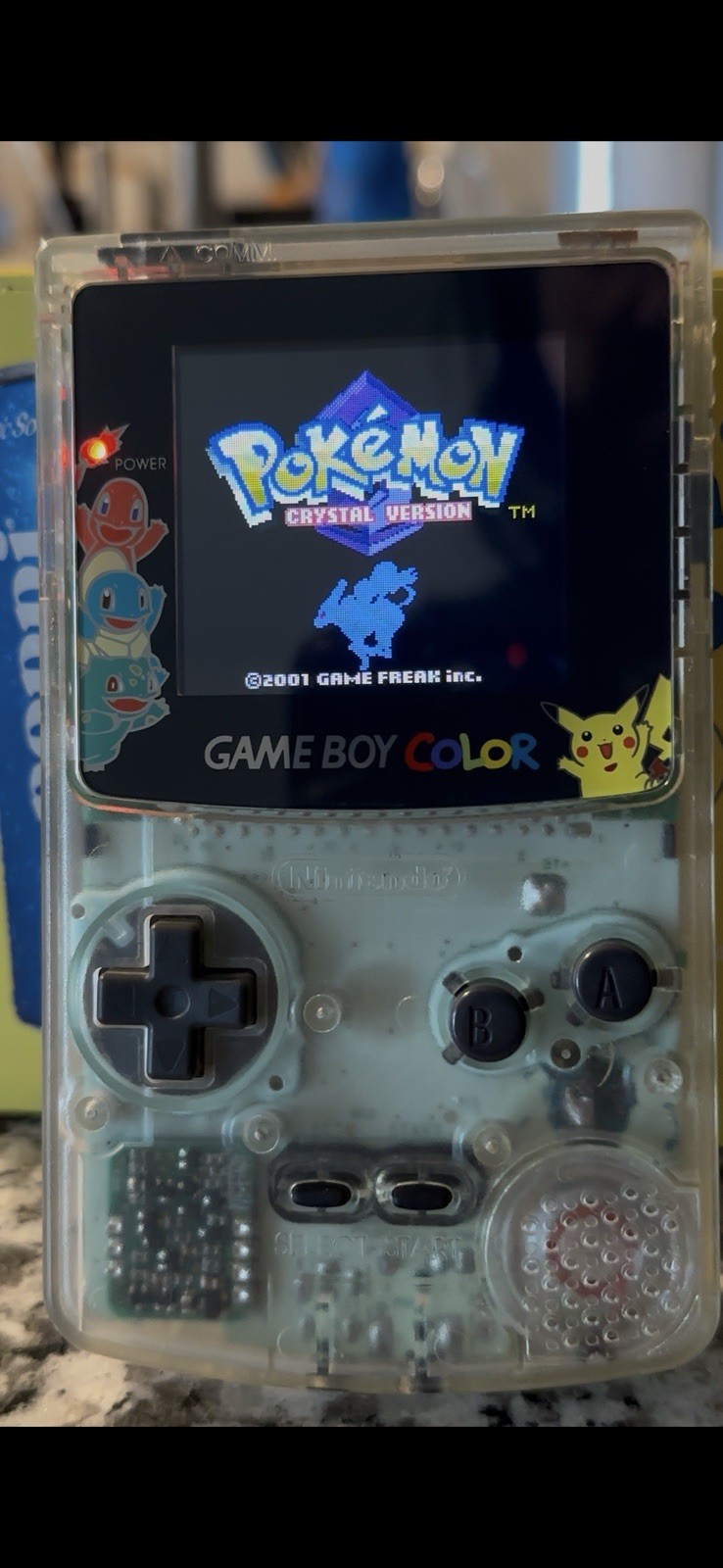 Nintendo Game Boy Color Japanese Clear OEM Shell – IPS screen, clearamp, type c
