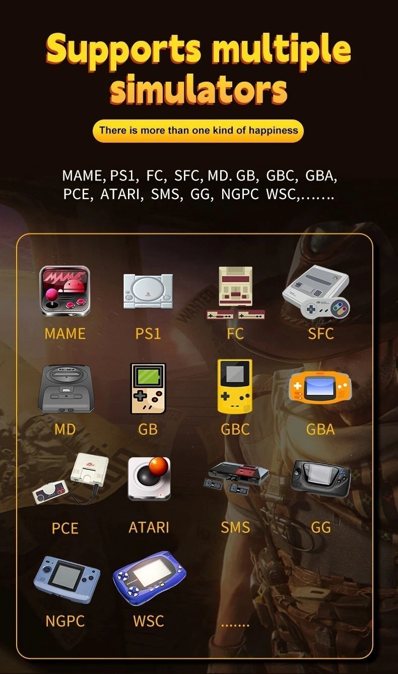 SF3000 Retro Handheld Game Console – 4.5″ IPS, Linux, 3000mAh, Portable Player