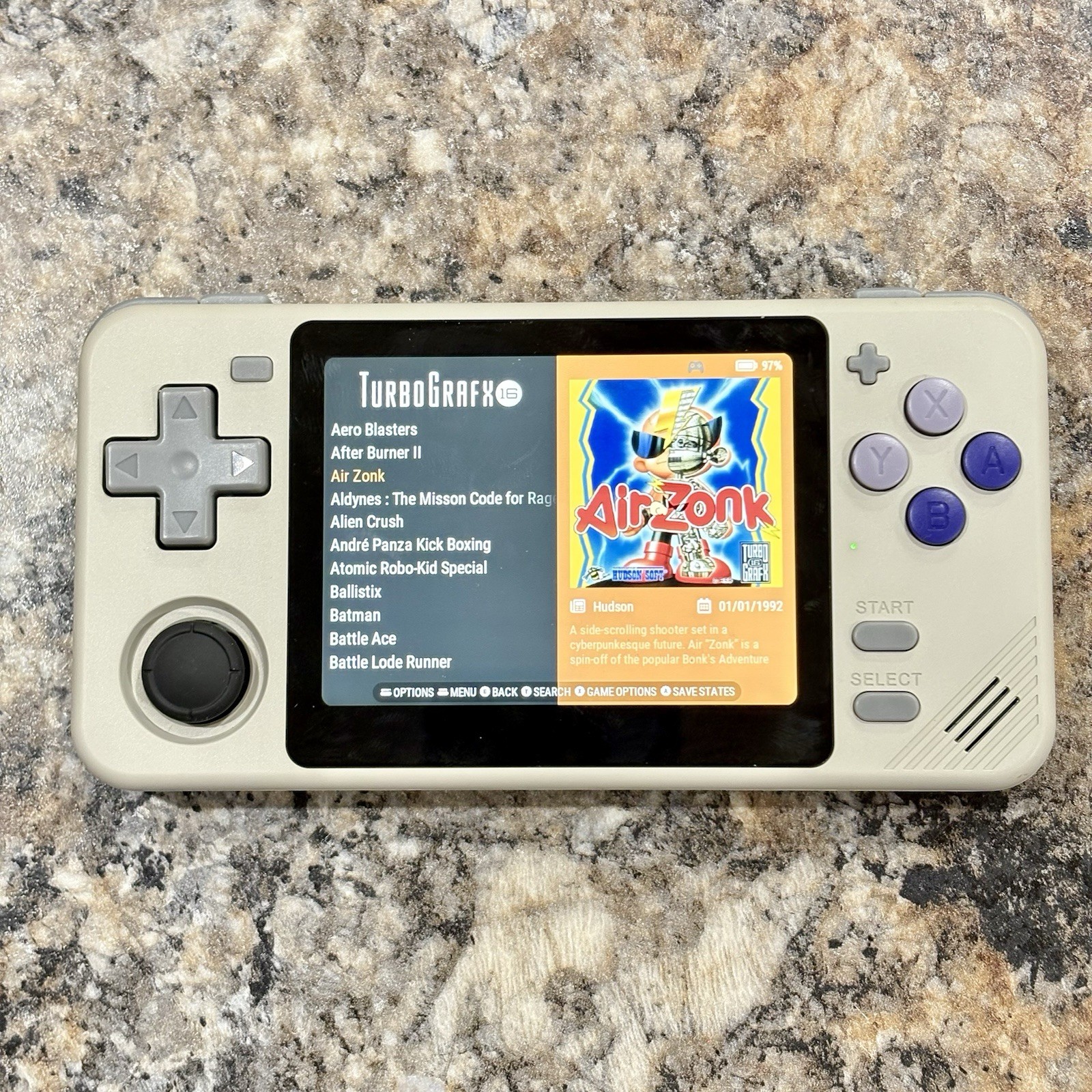 New PowKiddy RGB10X Gaming Handheld New 64GB Card Custom Loaded Ready To Play