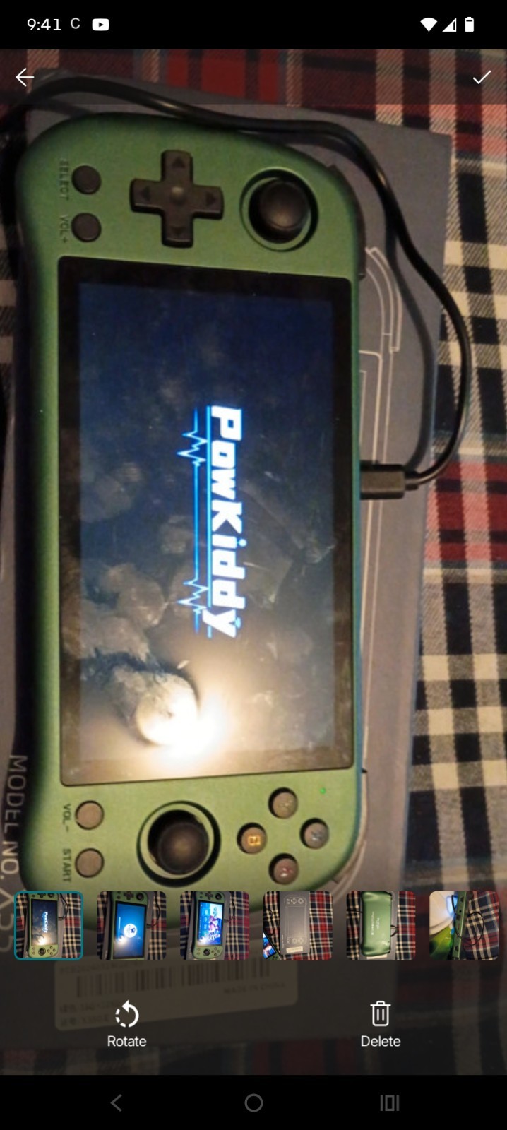 Powkiddy X55 Green Handheld Game Console 128GB game Card Included 16GB system