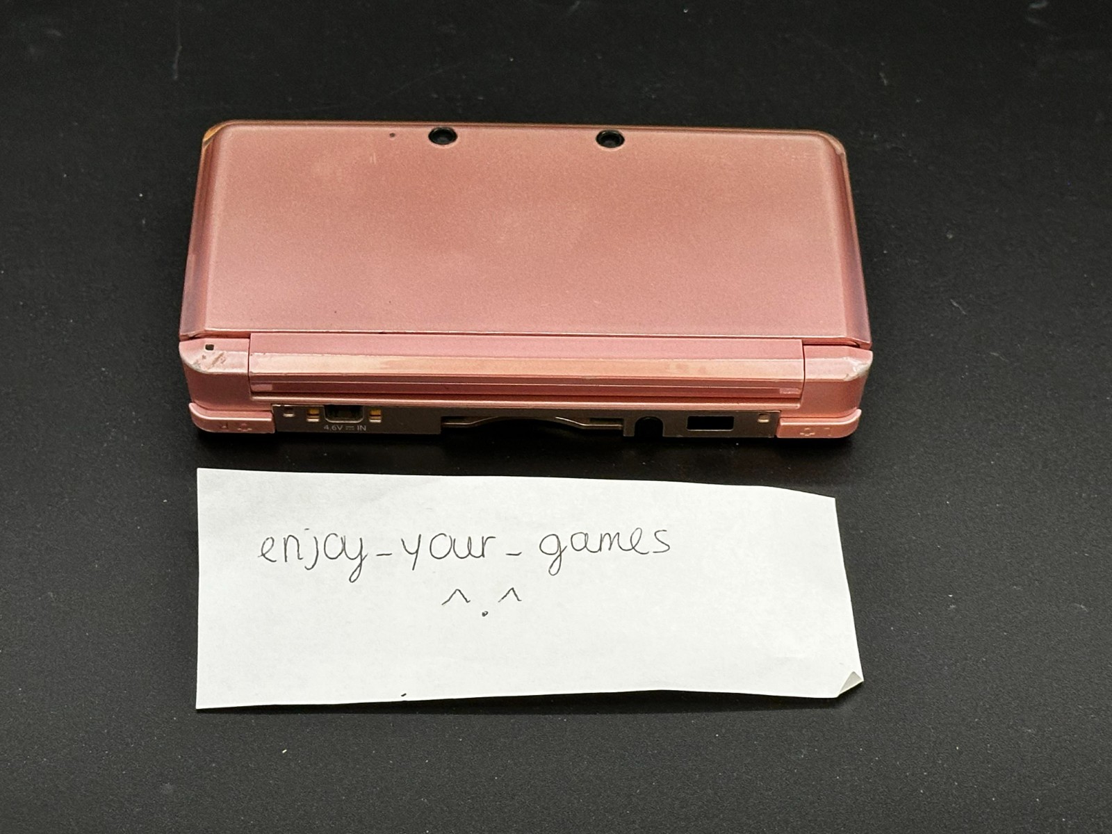 Nintendo 3DS Pearl Pink Console | English | Charger | US Seller – SHIP IN 1-DAY