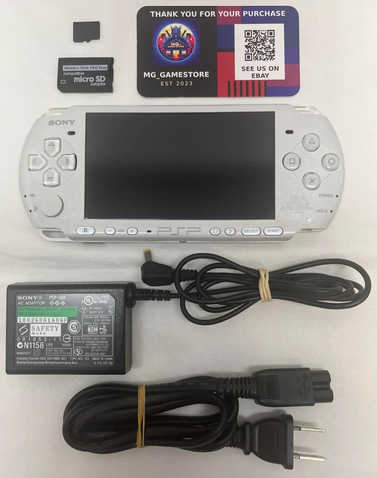PSP 3000 Final Fantasy / New Battery / Genuine Sony Charger / Region Free / 16GB
