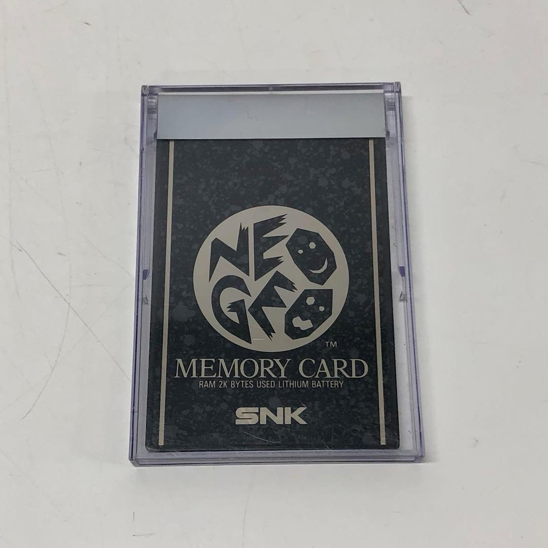 Neo Geo Memory Card by SNK Classic Console Japan COLLECTORS ITEM