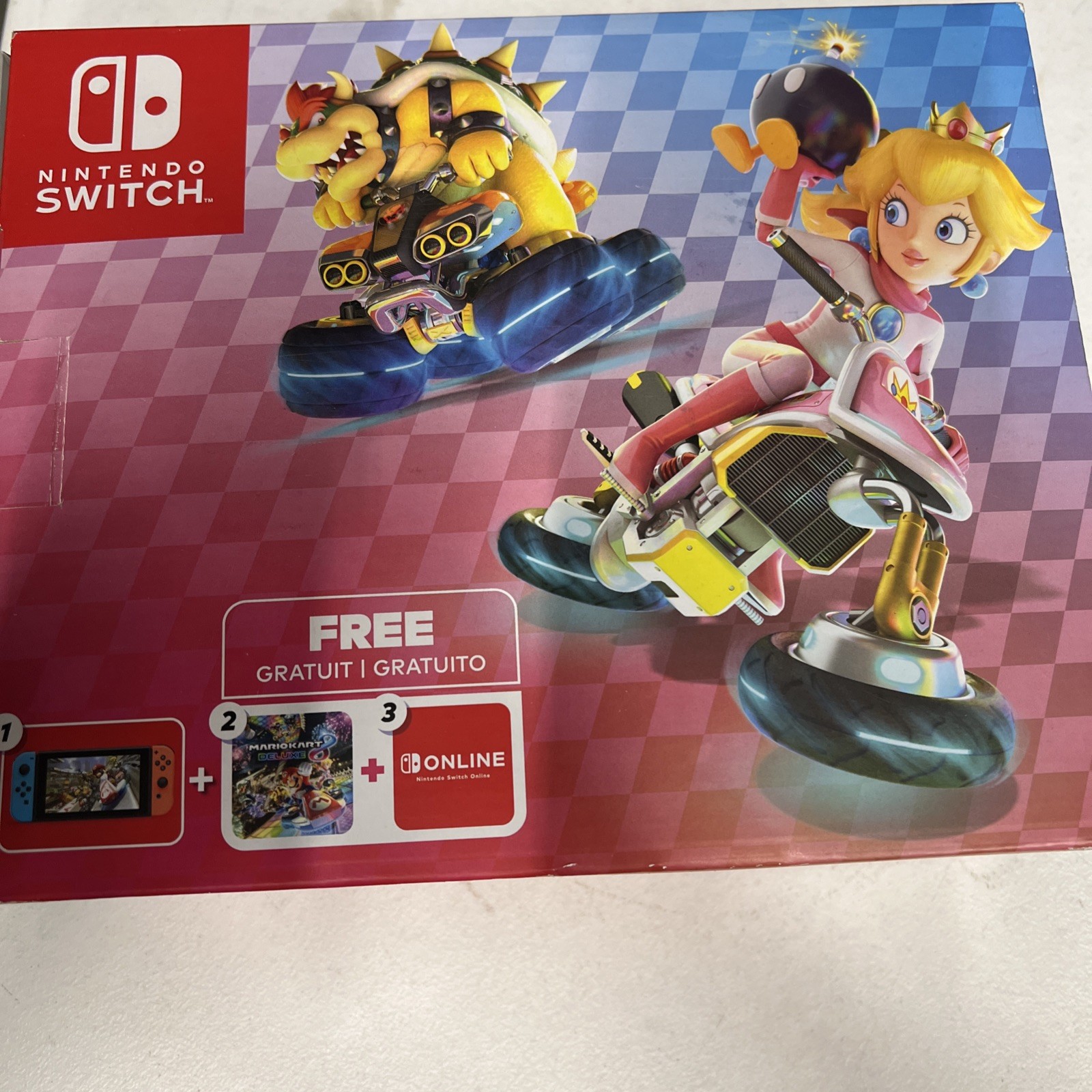 Nintendo Switch Console,TV Dock Station, does not come with Mario Kart game