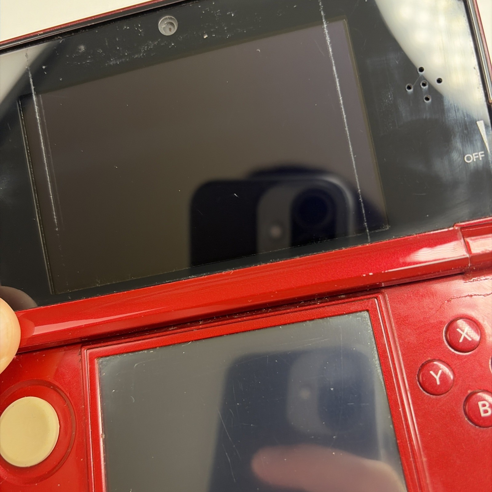 Nintendo 3DS System – Red Region USA, Charger US Model