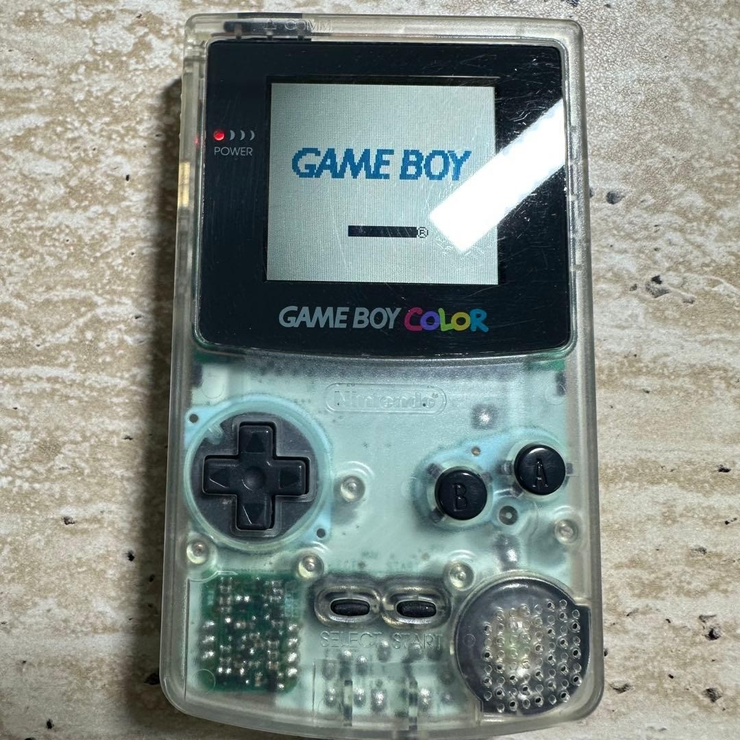 Nintendo Game Boy Color Clear Console Boxed Tested Working Near Mint 6632