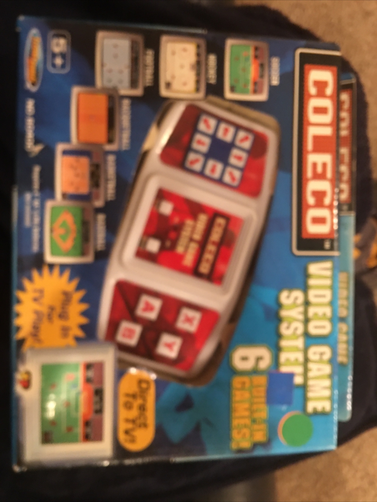 Coleco Video Game System 6 Built-In Games #60400 (2005) Open Box, Tested!