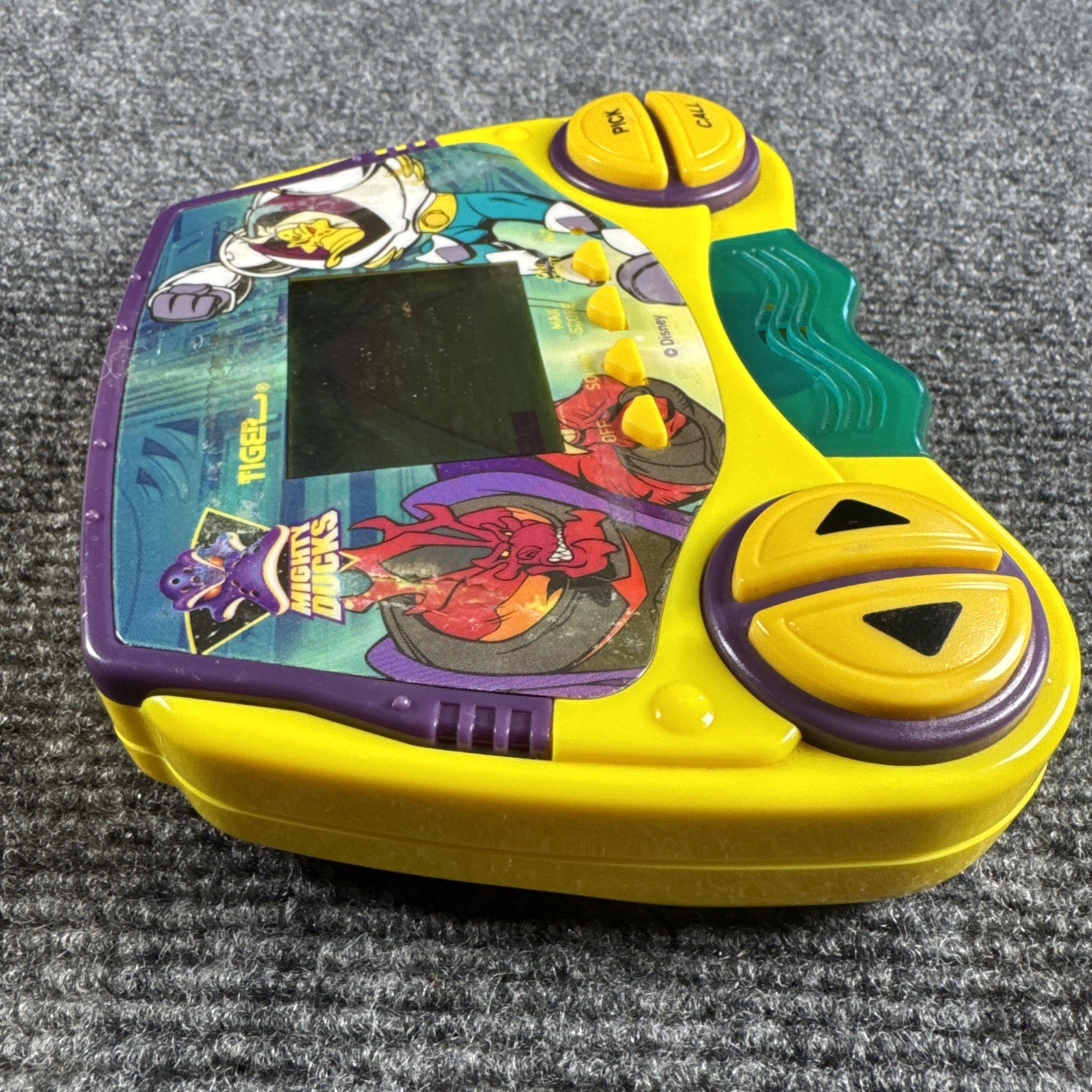 Vtg Mighty Ducks Handheld Games by Tiger Electronics 1997 Tested Works