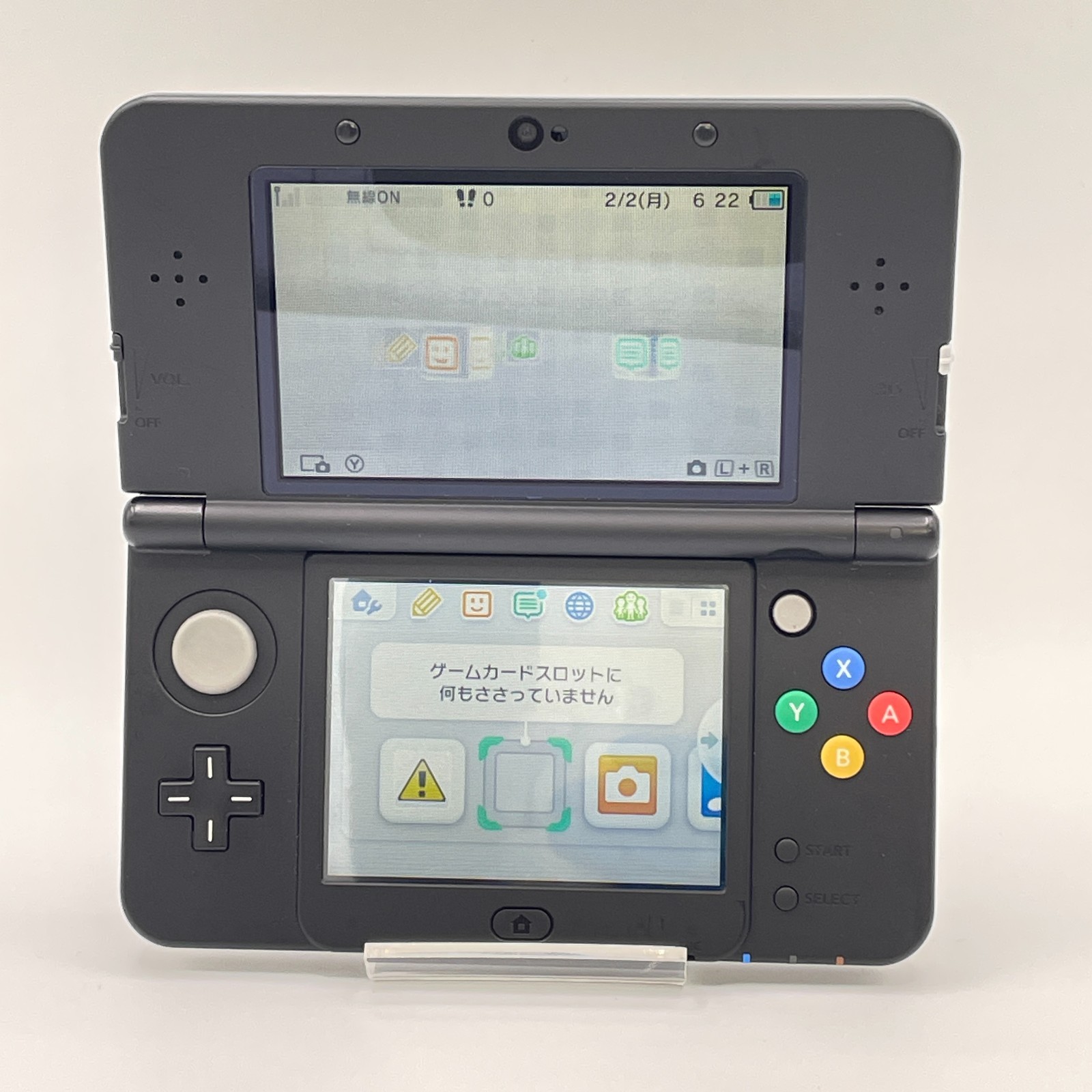 New Nintendo 3DS Black Console Stylus NTSC-J (Japan) Good condition USED