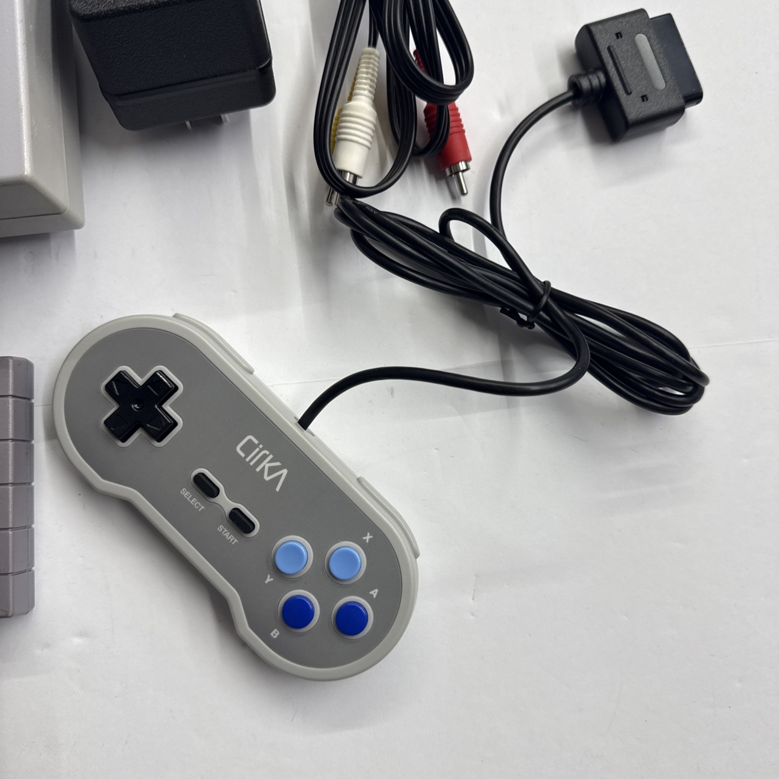 SNES – Super Nintendo Home Console – Gray W/ Cables Game Controller Tested #2906