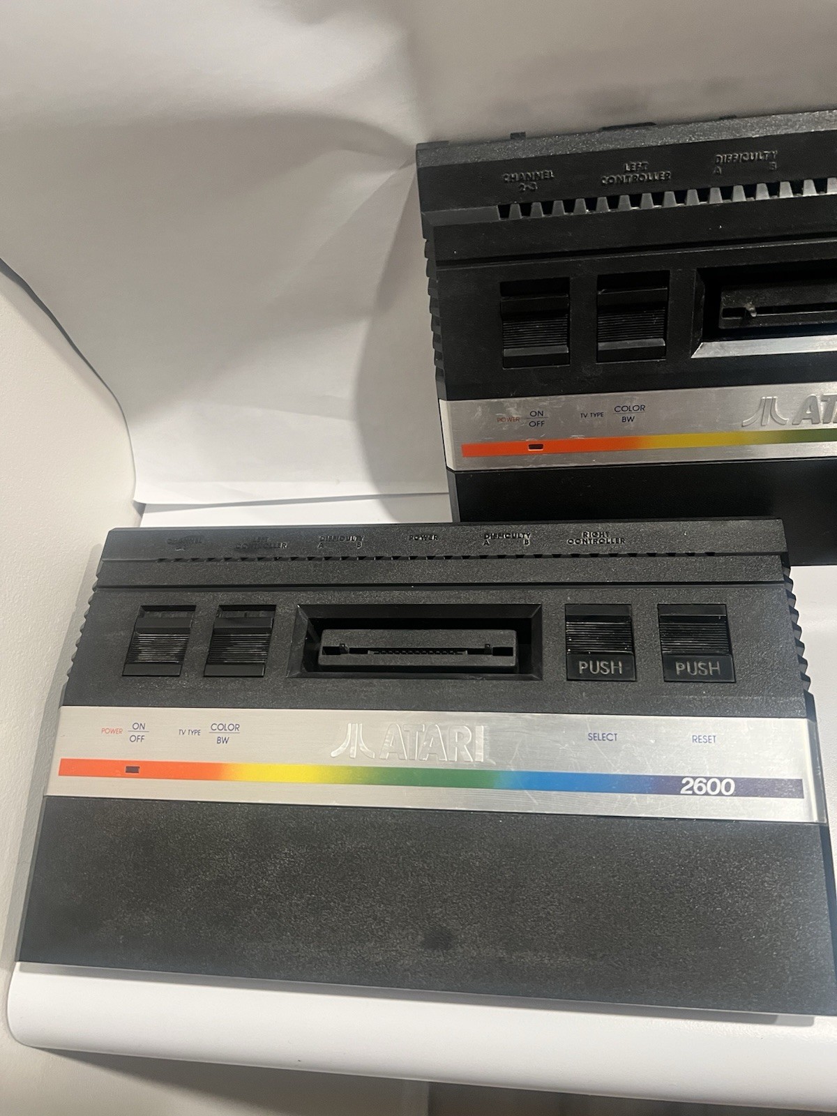 Atari 2600 Junior “Rainbow” Consoles – Lot of 3