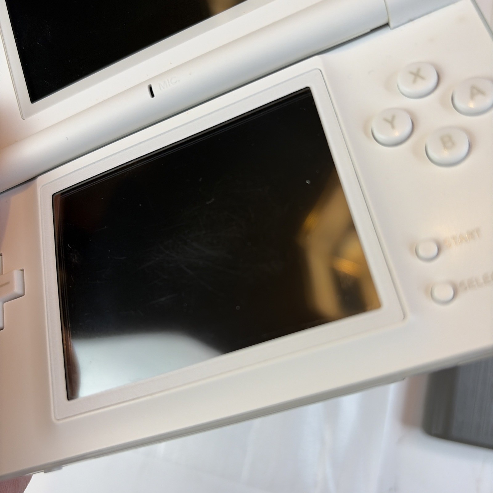 Nintendo DS Lite Polar White Handheld System Complete In Box Tested CIB