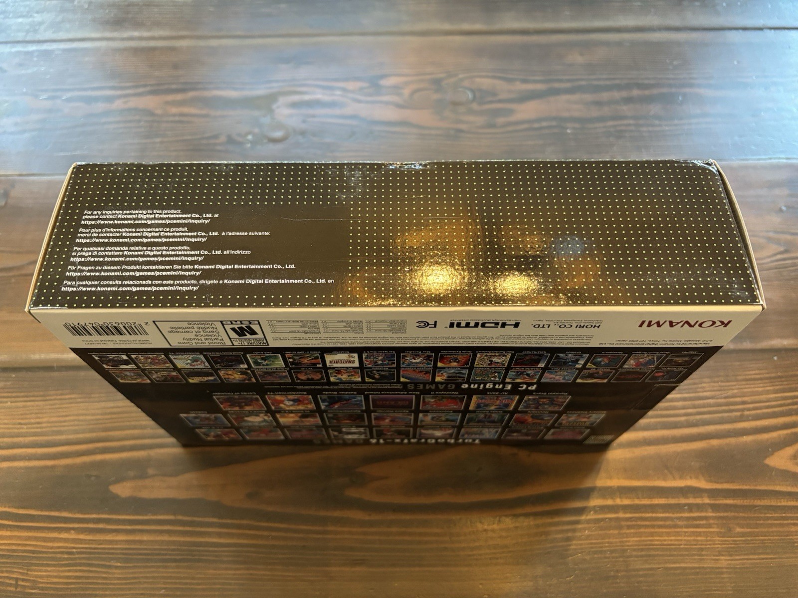 TurboGrafx 16 Mini Game Console PC Engine TG16 HDMI NEC. Complete In Box CIB.