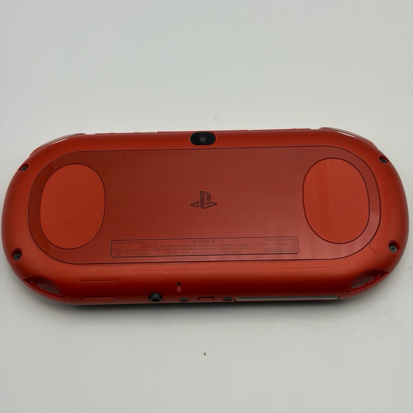 SONY PS Vita PCH-2000 Console Orange Very Good Fast Shipping No joystick drift.