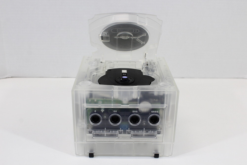 Nintendo Gamecube Console Clear Transparent White NTSC-U/C DOL-001 GC RGB LED