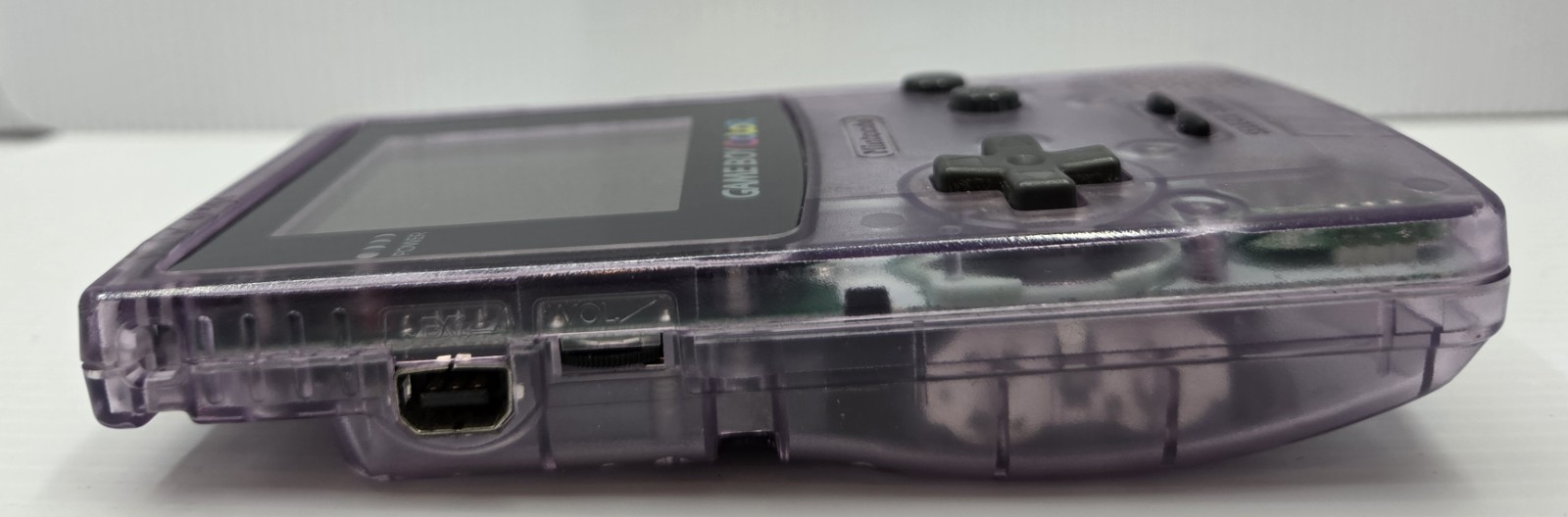 Nintendo Game Boy Color Purple Transparent & 9 Games Megaman Tetris Yoshi PacMan