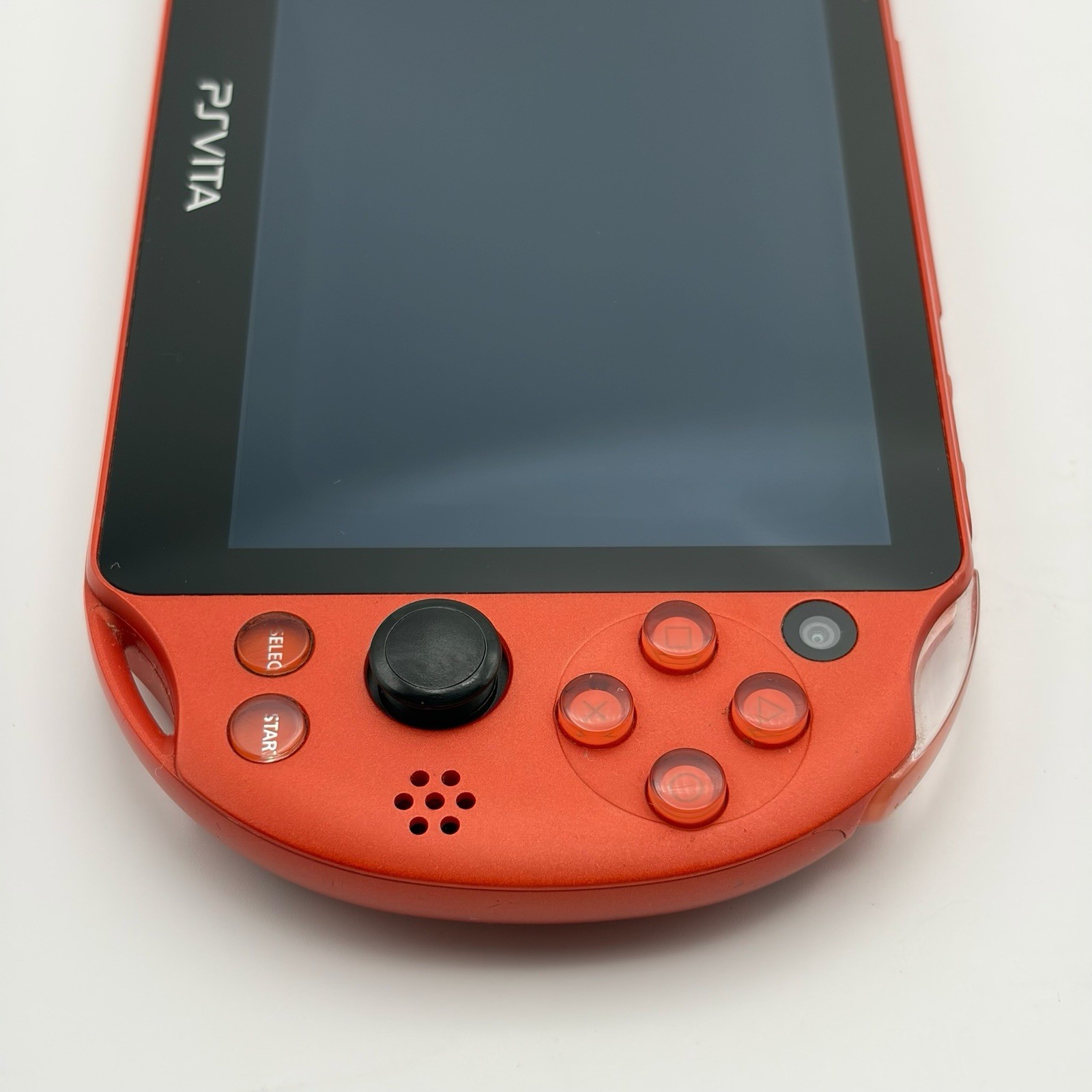 SONY PS Vita PCH-2000 Console Orange Very Good Fast Shipping No joystick drift.