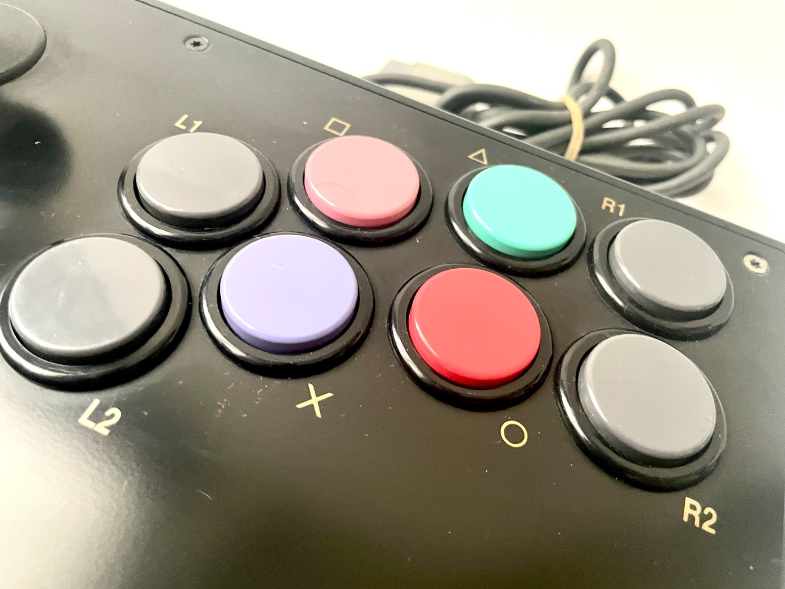 HORI Fighting Stick PS Arcade Controller Bundle with Tekken 2 4 5 PS1 PS2 Japan