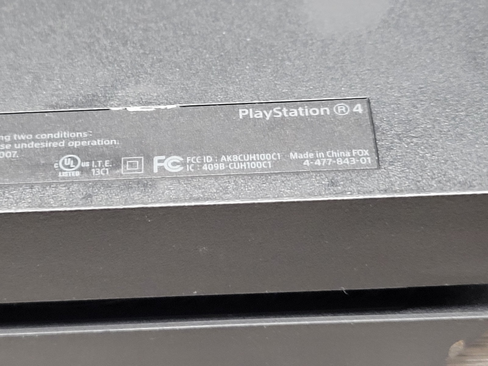 Sony PlayStation 4 500GB Console Bundle – Controller + Game Tested PS4 CUH-1001A