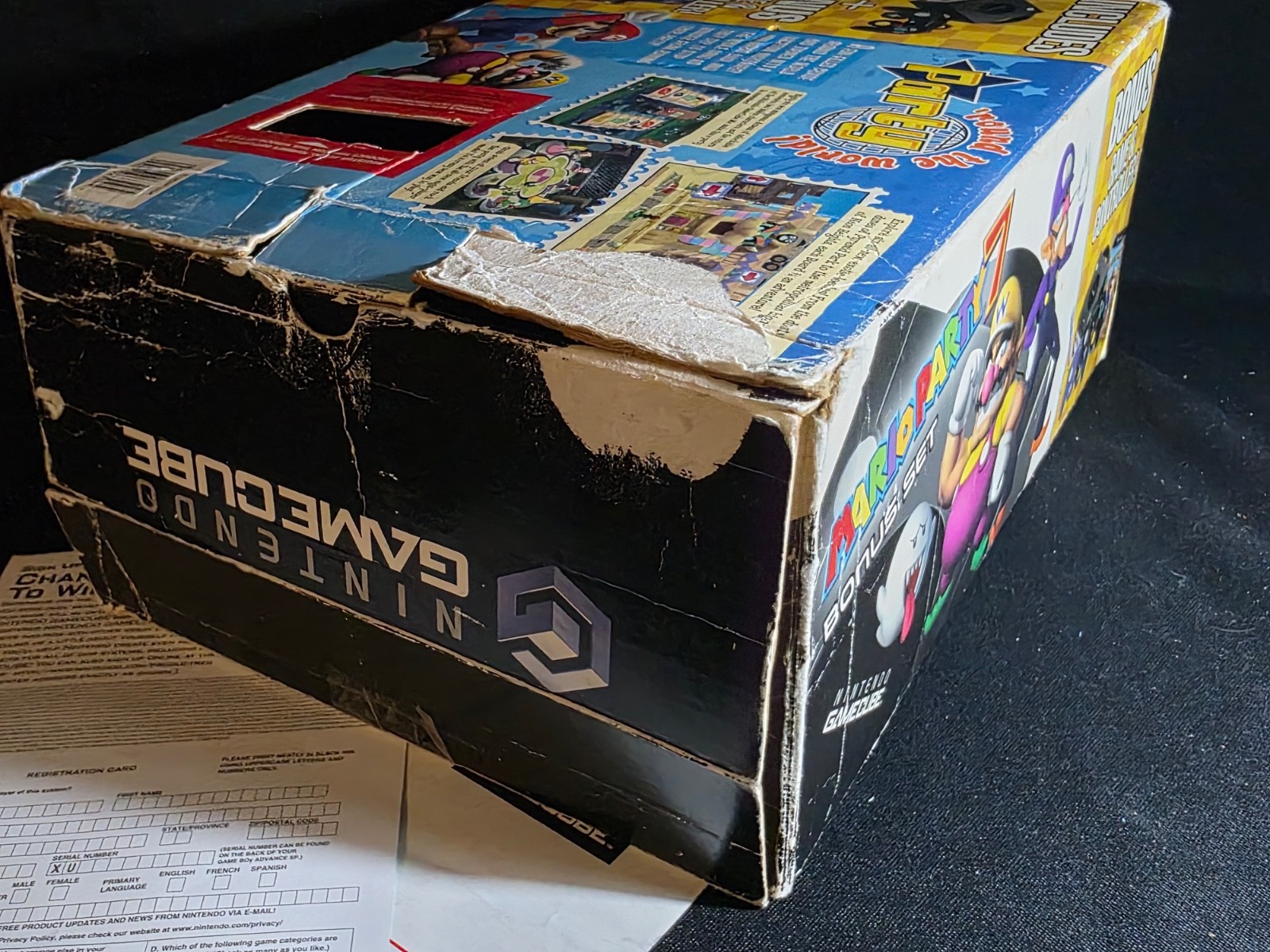 Nintendo GameCube Mario Party 7 Bonus Set In Box