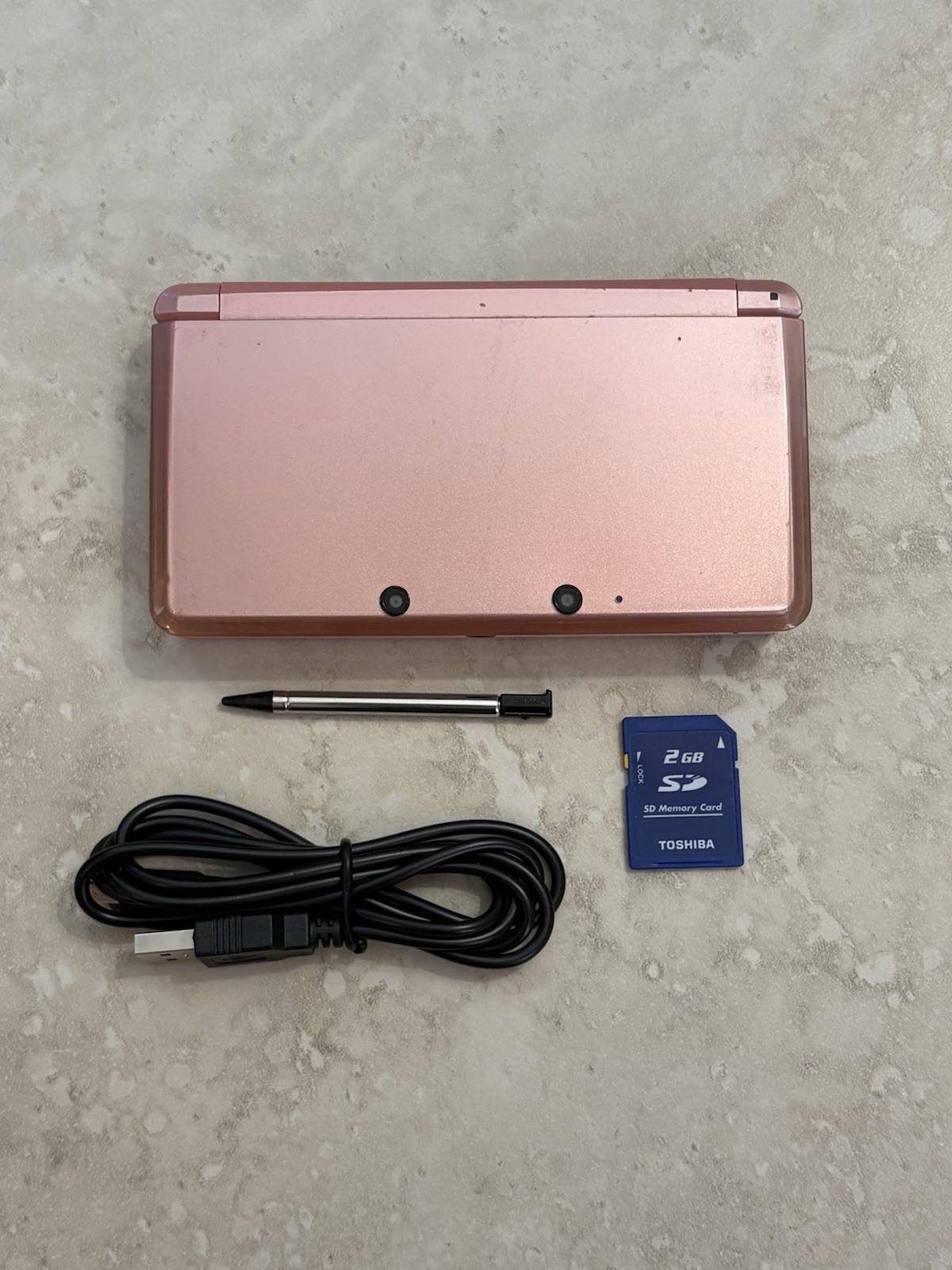 Nintendo 3DS Console Pink Edition With Charger US SELLER Read Description