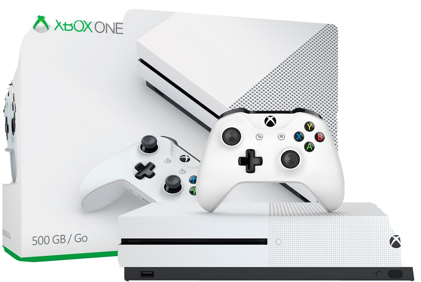 Microsoft Xbox One S 500gb White Console & accessories!