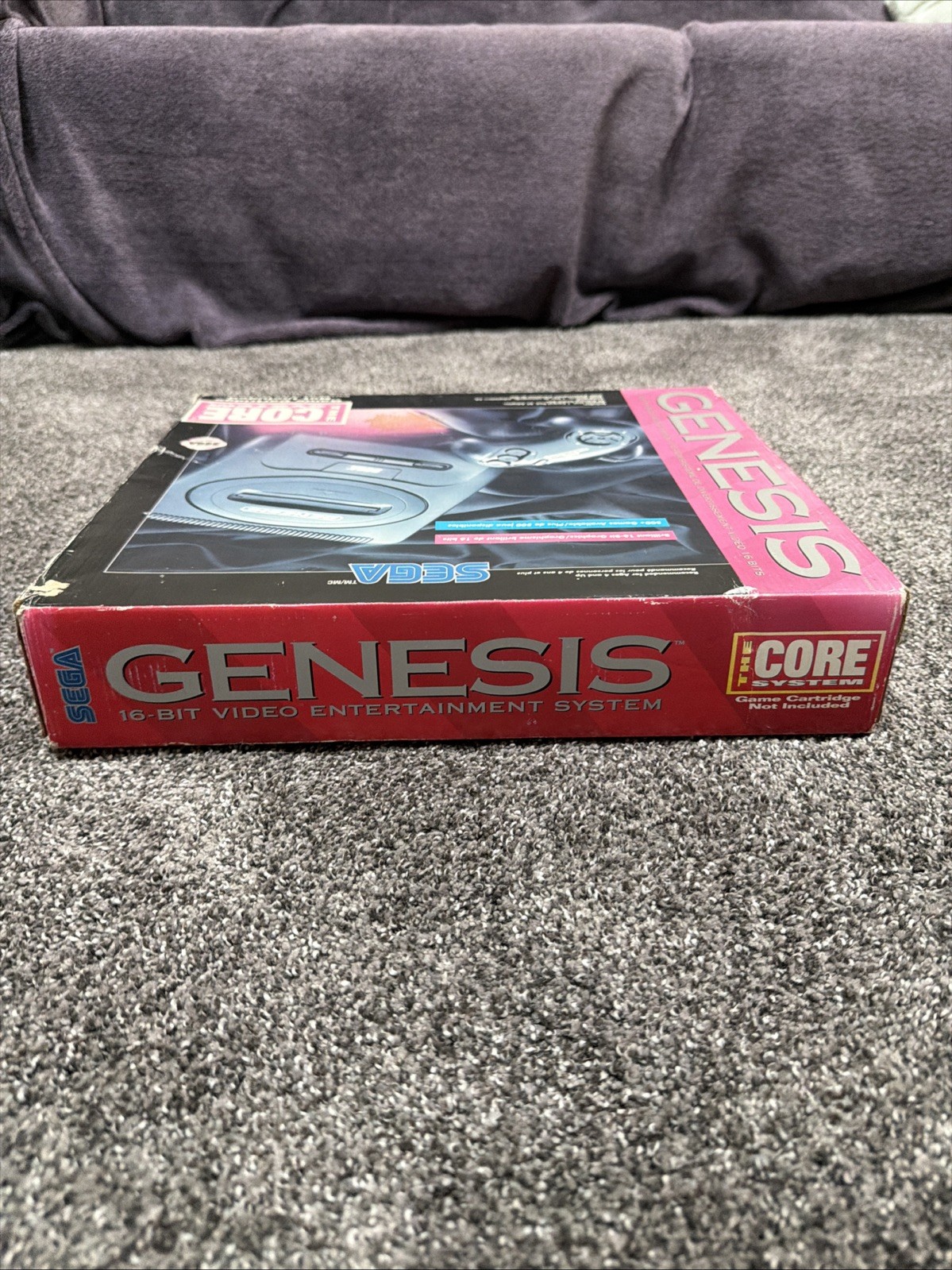 SEGA Genesis Model 2 Core System CIB w/ Sonic 2 Cardboard Inserts OEM WORKING