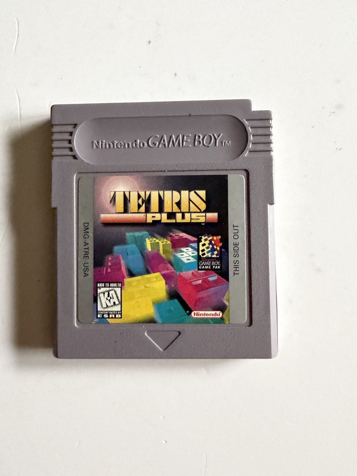 PROFESSIONALLY RESTORED OEM Game Boy Pocket Console (Yellow) & Tetris Plus!