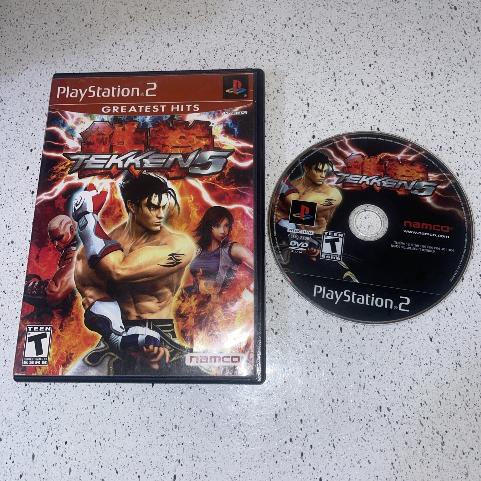 Tekken 5 (Sony PlayStation 2, 2005) Tested PS2 No Manual
