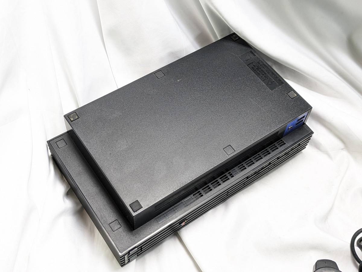 Sony PlayStation2 PS2 Black SCPH-39000 Console & Controller & Memory Card