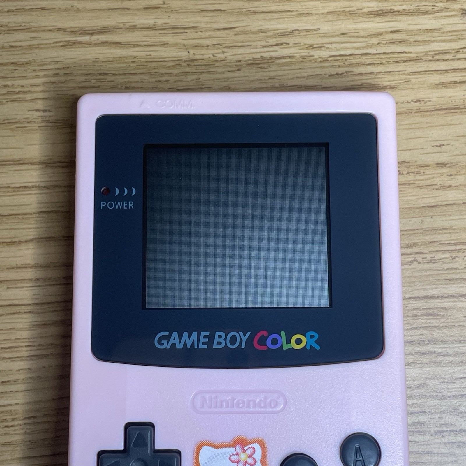 Nintendo GameBoy Color Hello Kitty Sanrio Pink Handheld Console CGB-001 Tested