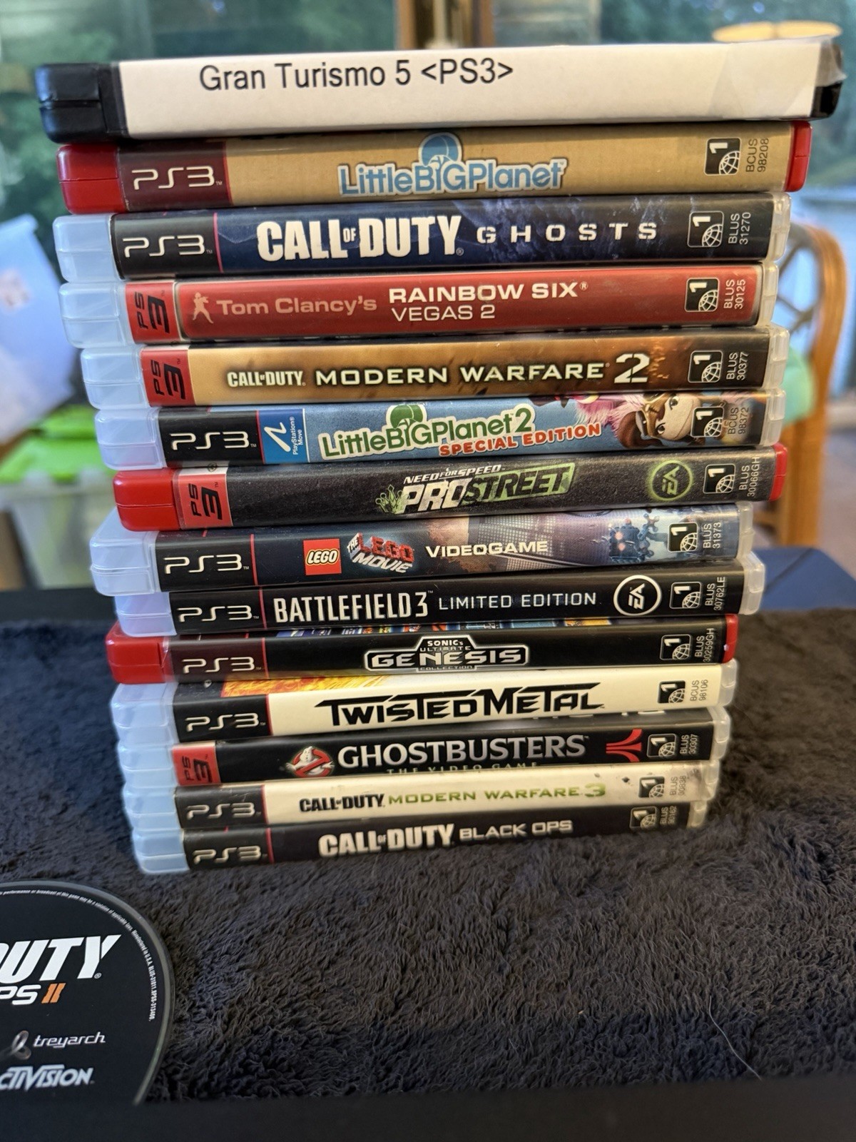 Sony PlayStation 3 PS3 Slim 160GB Console CECH-3001A Bundle with 13 Games