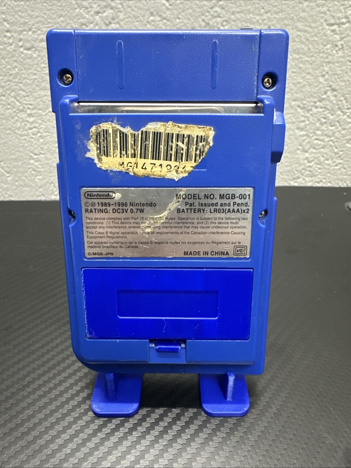 Nintendo Game Boy Pocket MGB-001 Blue Handheld Console Tested and Working