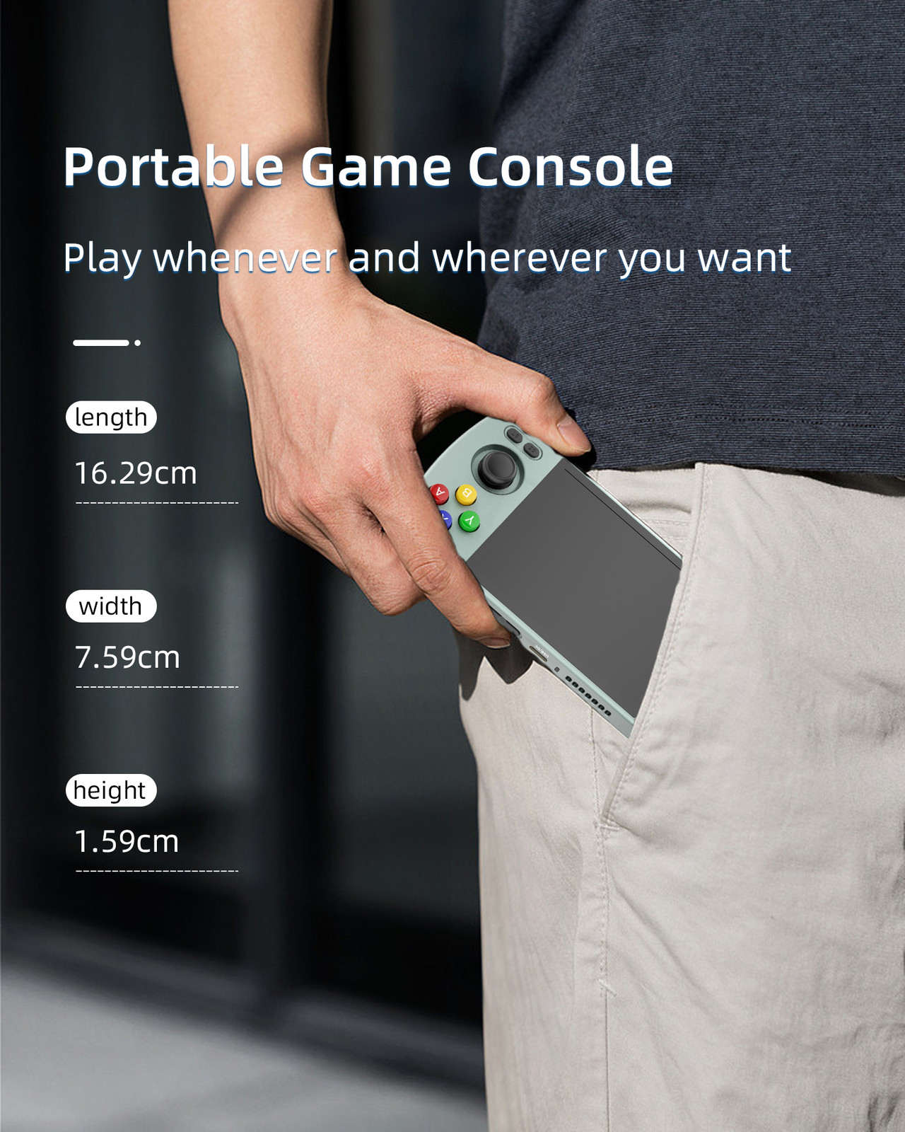 ANBERNIC RG405M Handheld Game Console 4» IPS Touch Screen Android12 3000+ Games