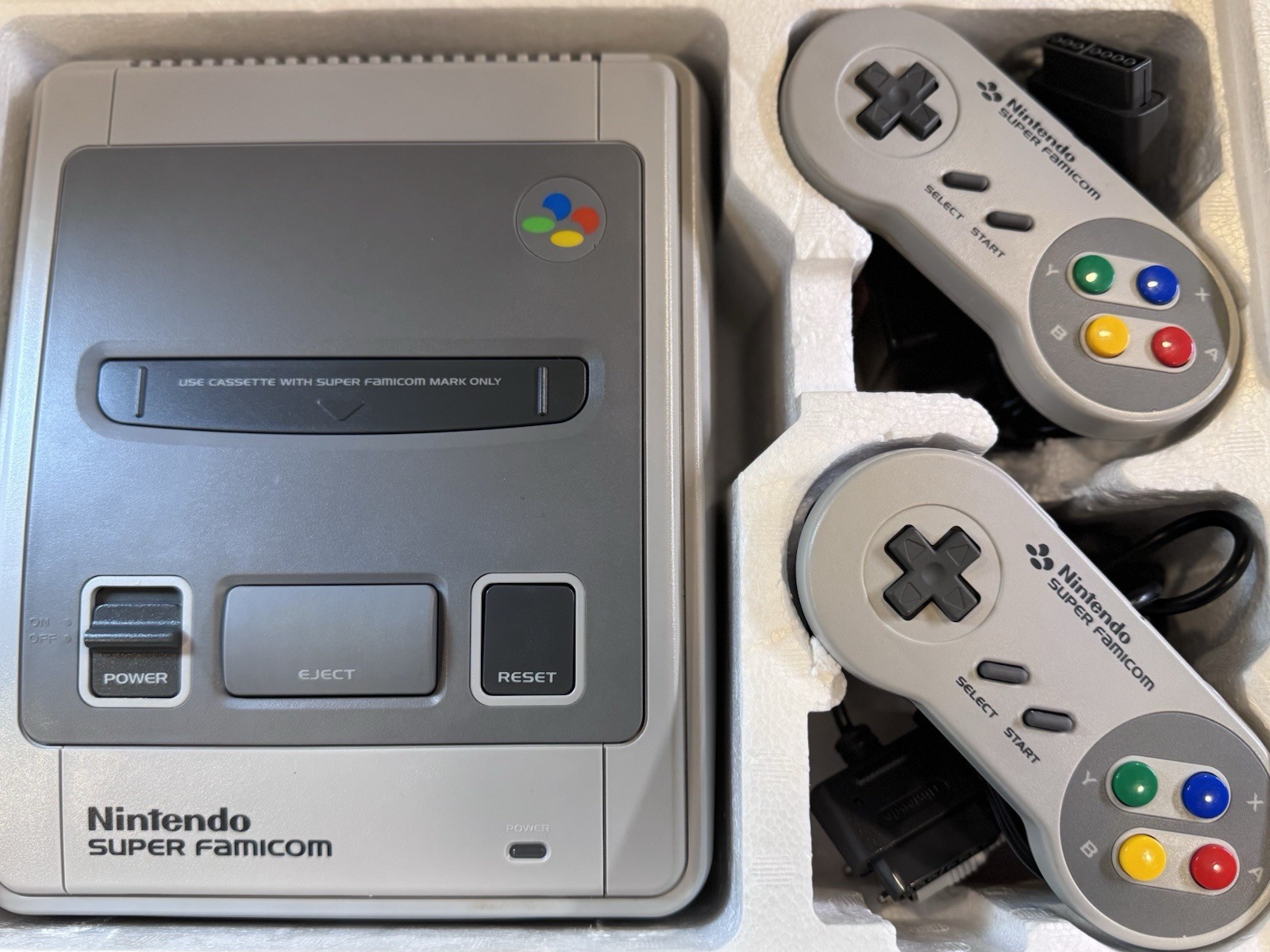 Nintendo Super Famicom Console CIB Matching Serial Number SHVC-001 Japan Import