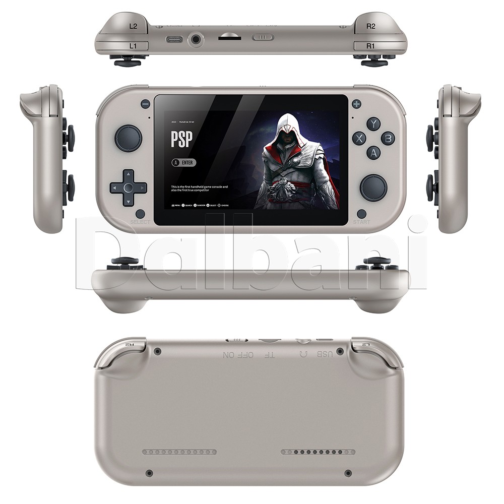 M17 Retro Handheld Game Console 4.3″ IPS Screen 64GB Portable Player