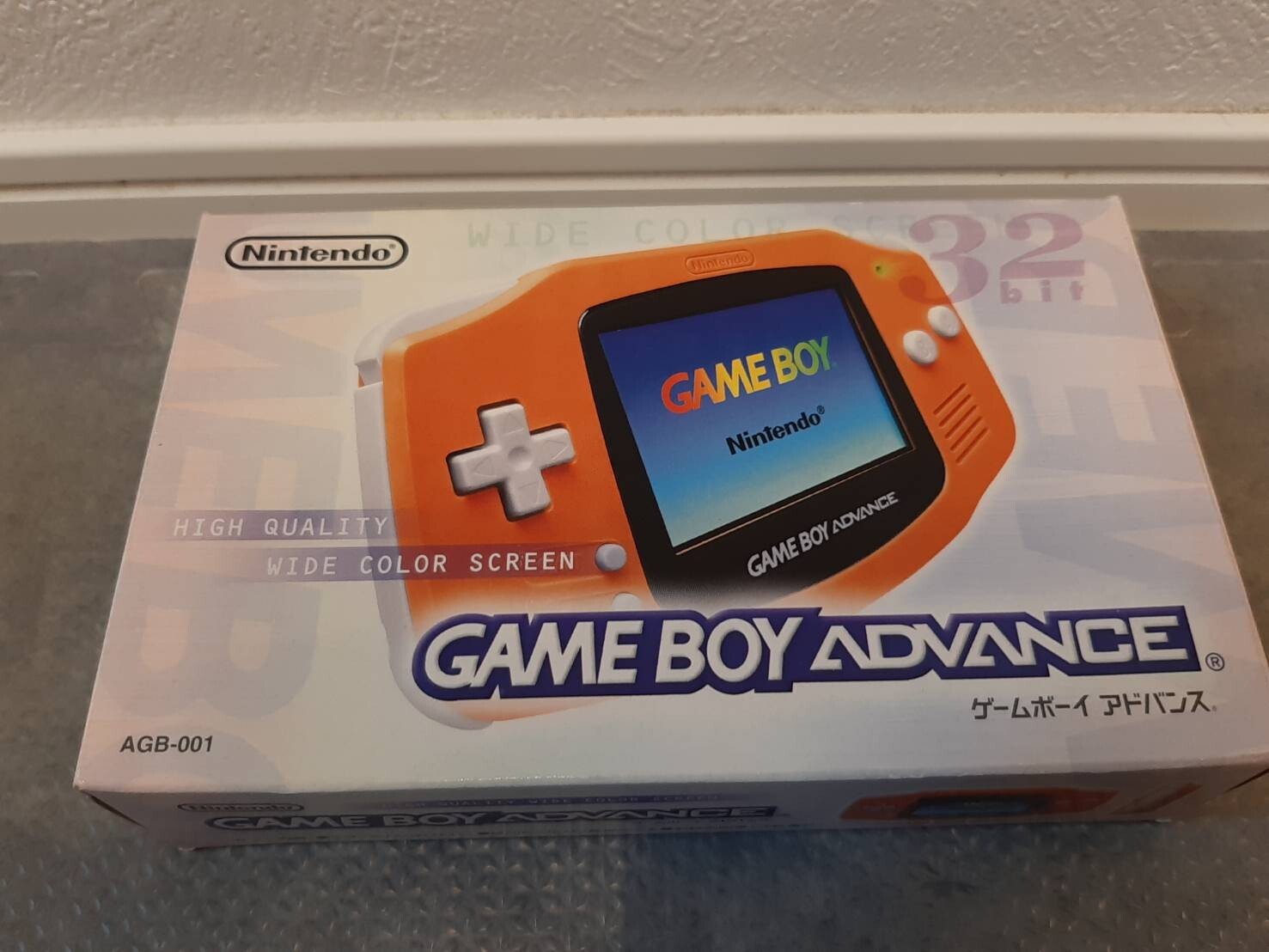 Nintendo Game Boy Advance GBA Orange Handheld Console In Box JP