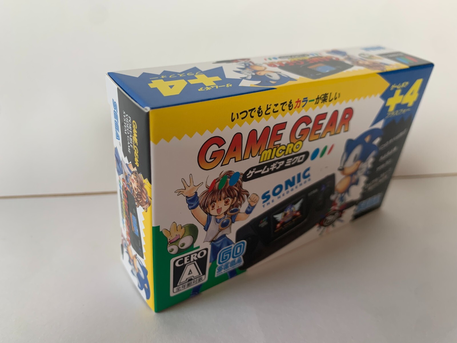 [Factory-Sealed NEW] SEGA Game Gear Micro Black +4 HCV-3276 Japan Free Shipping