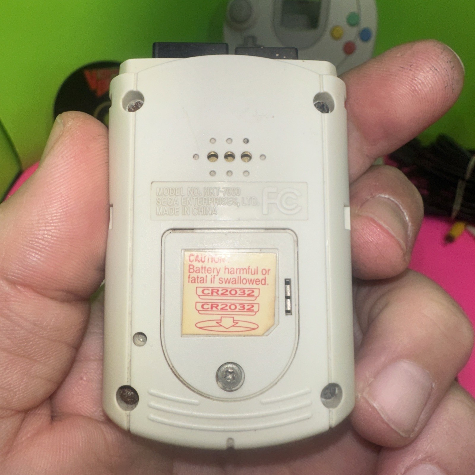 SEGA Dreamcast Console Bundle HKT-3020 VMU Cords OEM Controller Tested Working