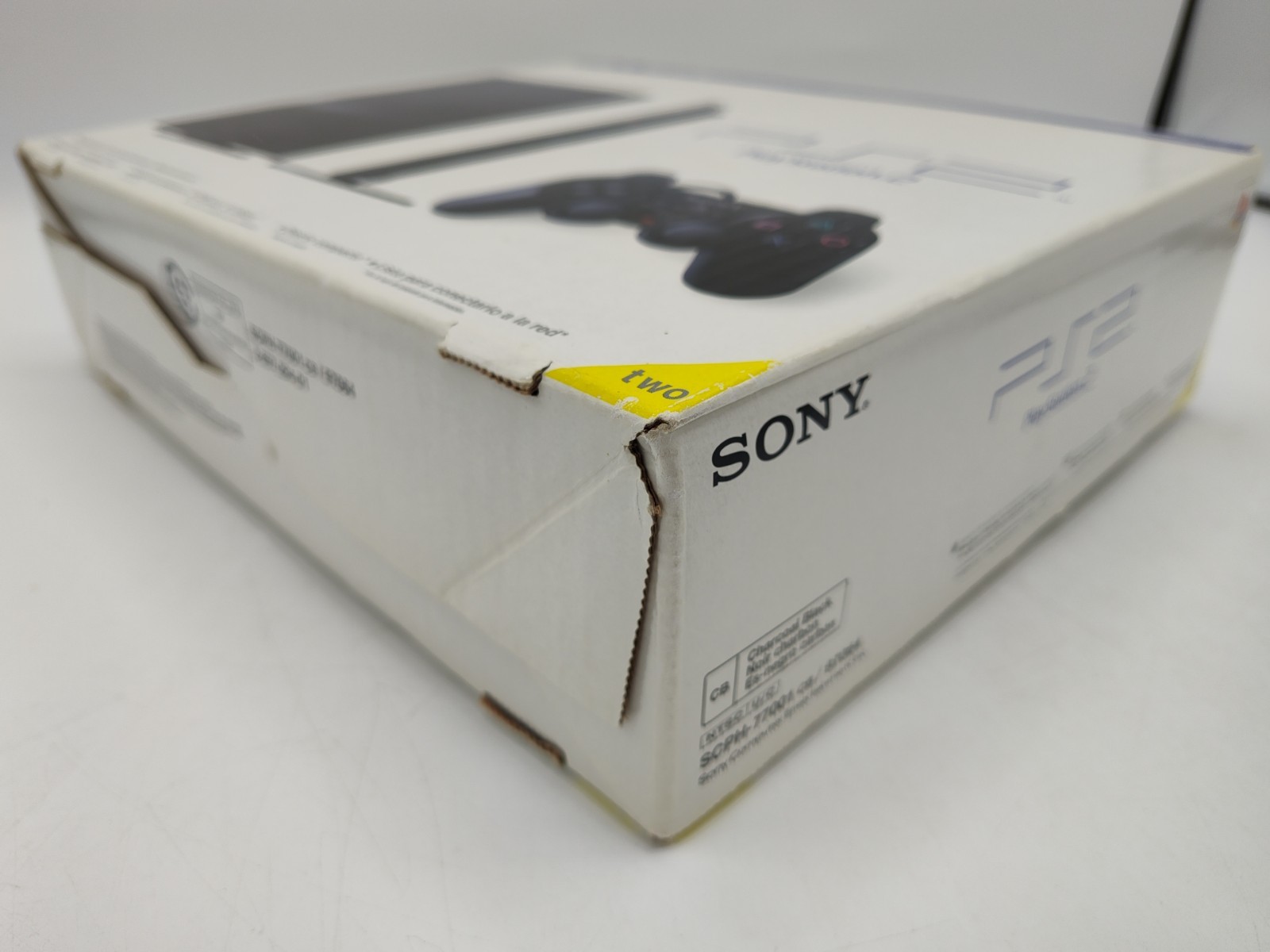 Sony Playstation 2 Console Slim SCPH-77001 Box ONLY + Cardboard + Case Protector