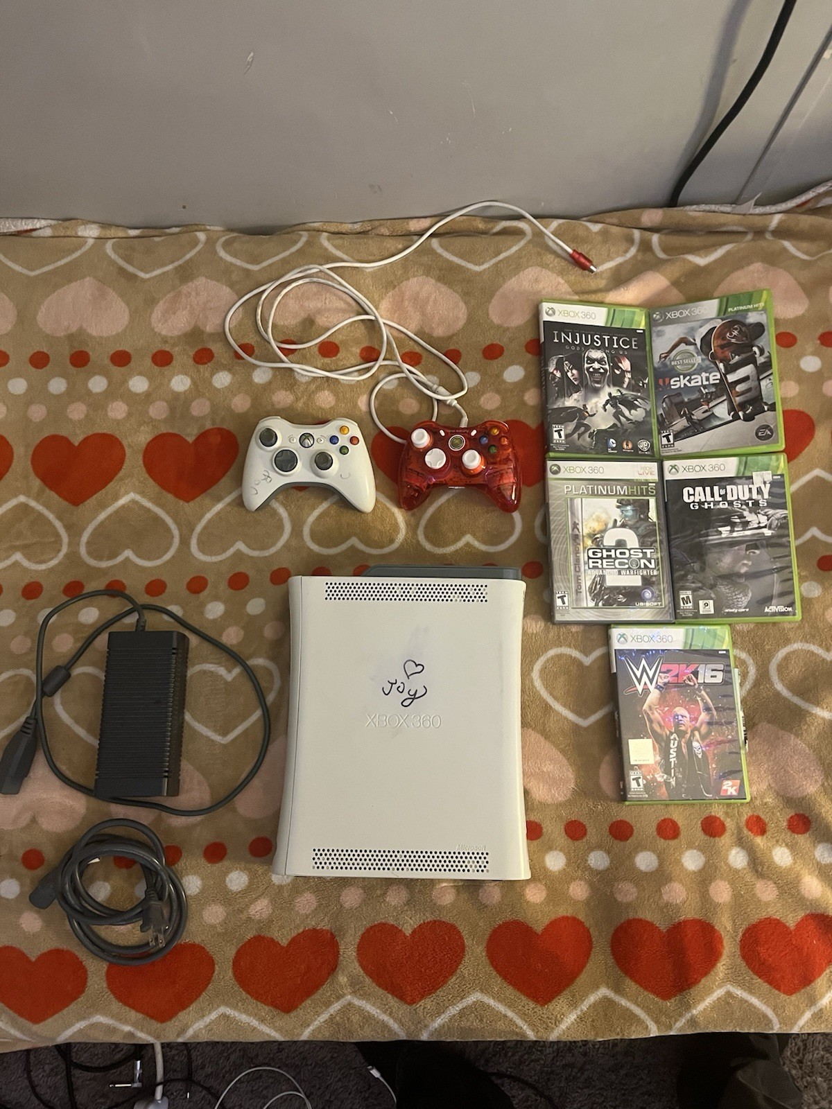 Microsoft XBox 360 Pro White Video Game Console Gaming System HD Bundle
