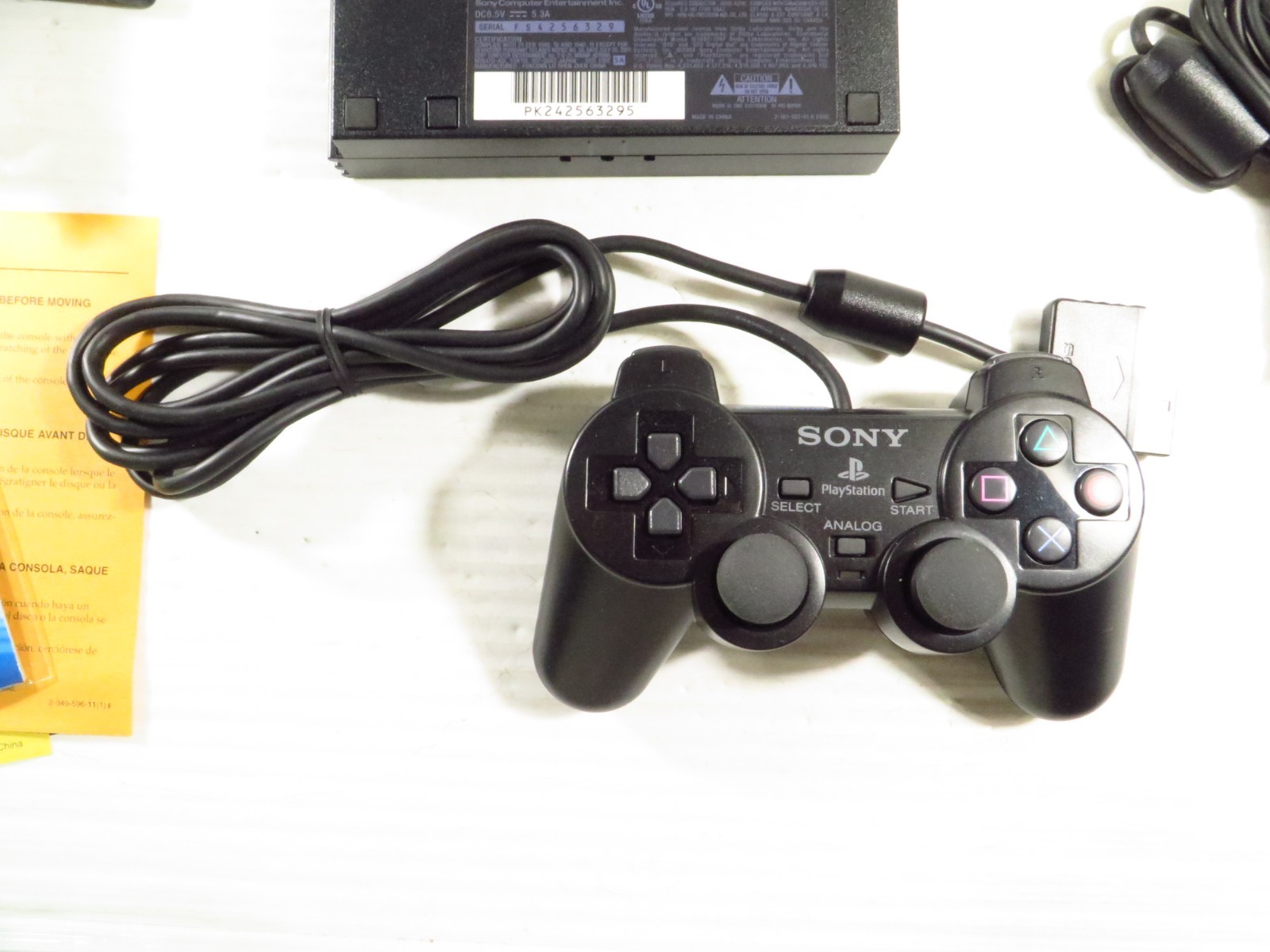Sony Playstation 2 Charcoal Black SCPH-70012 Console, Complete in Box, Tested