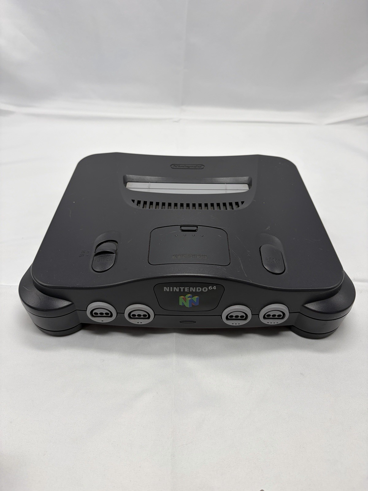Nintendo 64 N64 Console with Expansion Pack Pak Tested Working No Accessories
