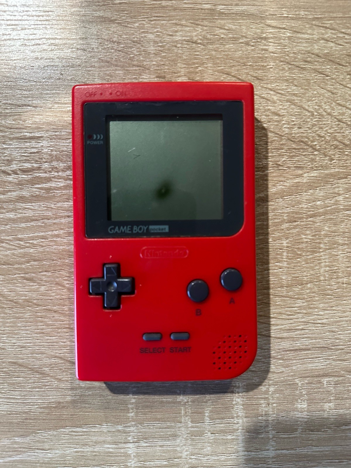 Nintendo Game Boy Pocket – Red (working With Minor Screen Issue)