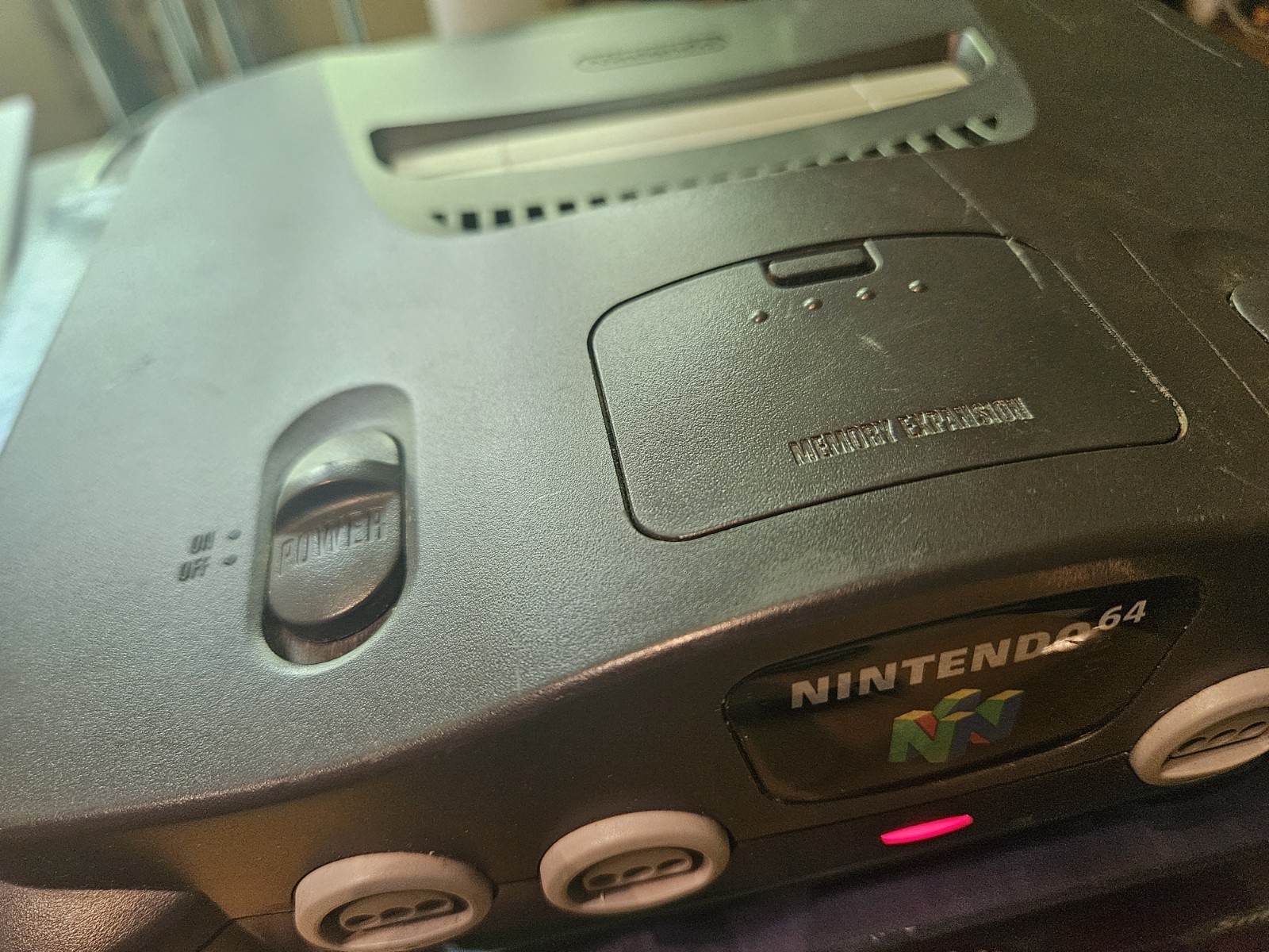 Nintendo 64 Gray Console with Two Controllers, TremorPak, Power Cord/No AV Cable