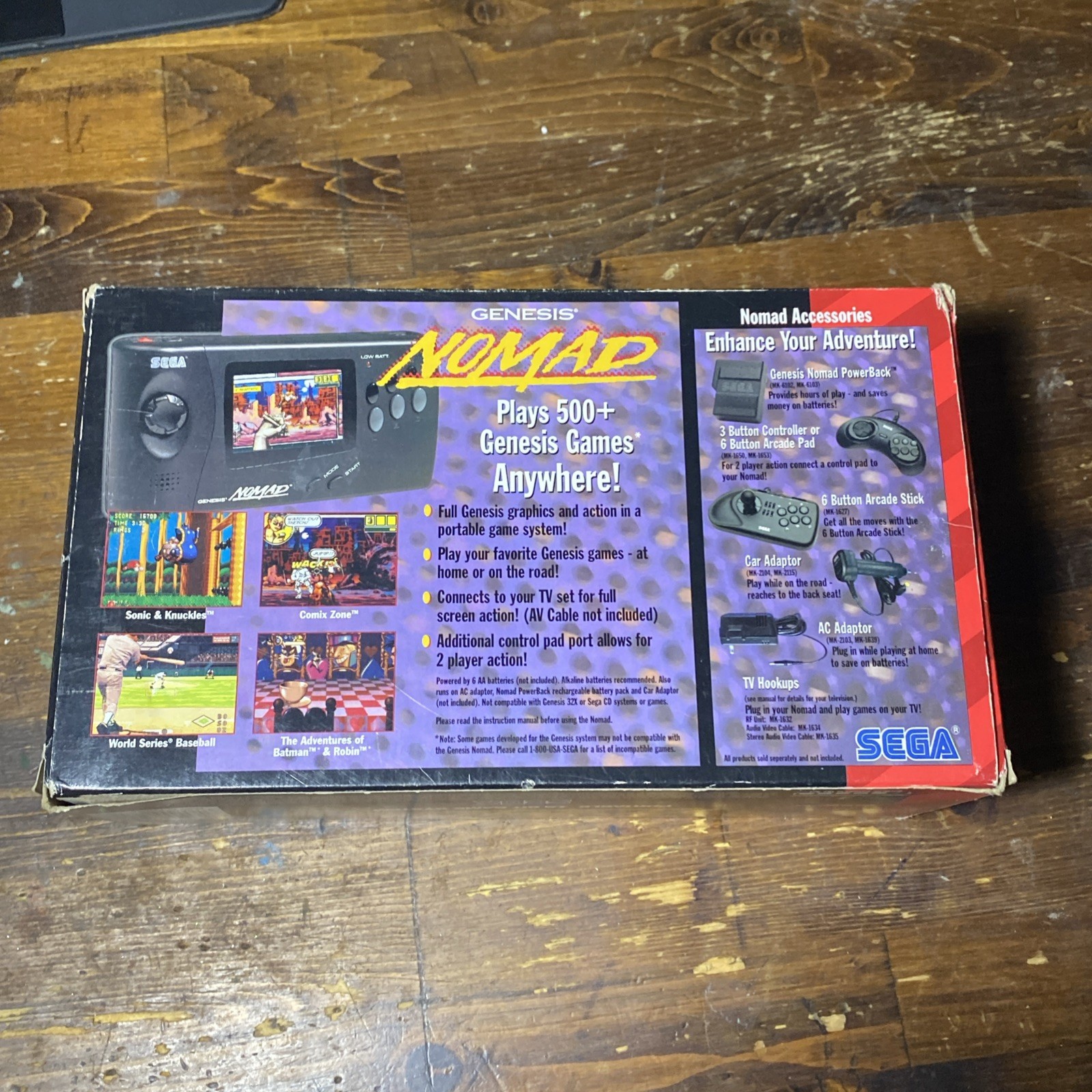 NEW Sega Nomad System (MK-6100) GENESIS HANDHELD- Great Conditon!