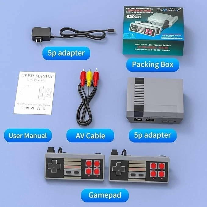 Retro Gaming Console with 620 Built-in Games Classic Gaming Console