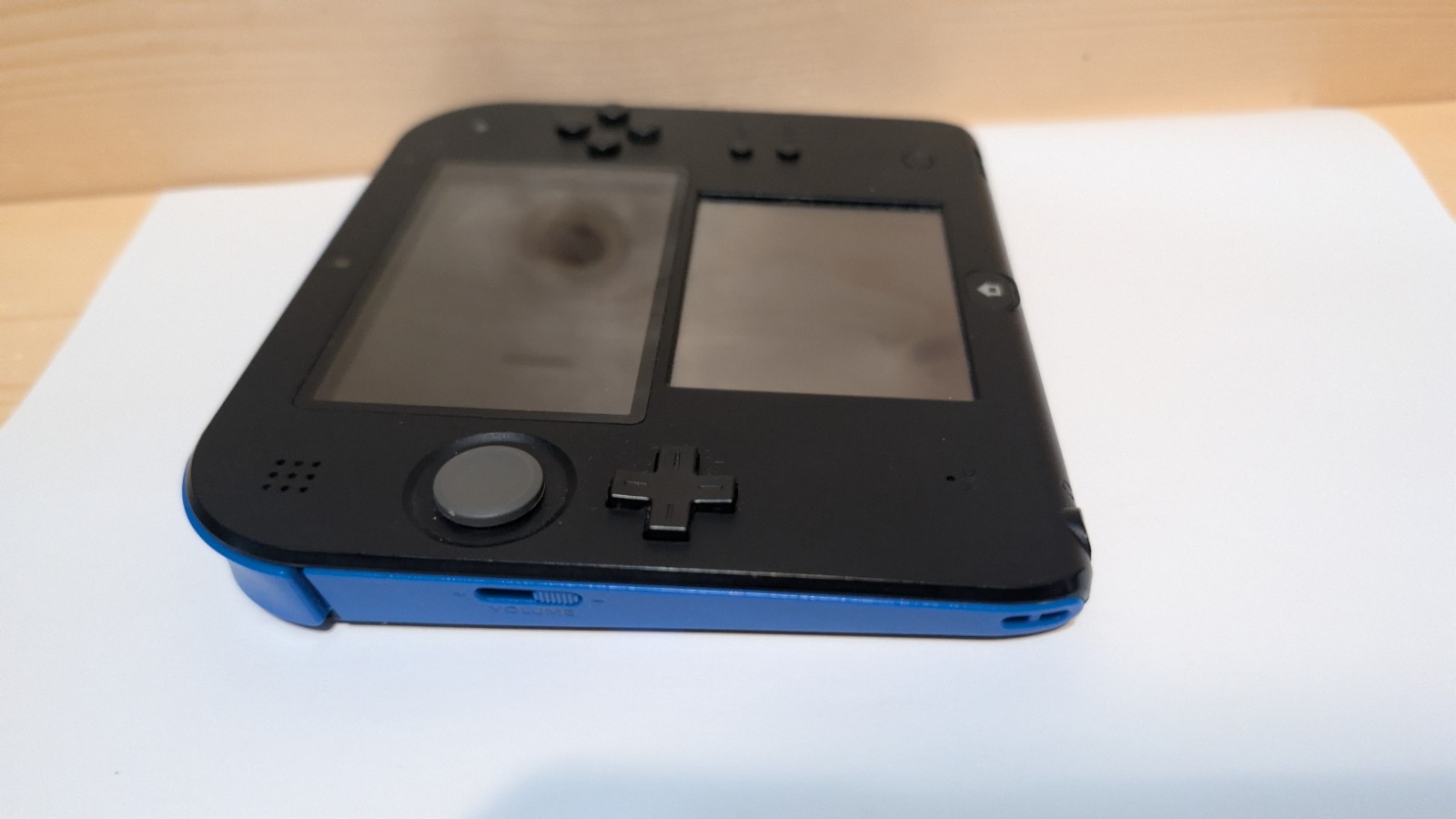Nintendo 2DS Blue/Black US Version W/SD & Cable *Tested*