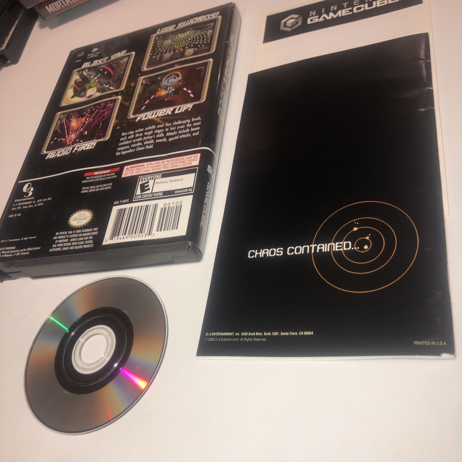 Chaos Field (Nintendo GameCube, 2005) Complete CIB, Excellent