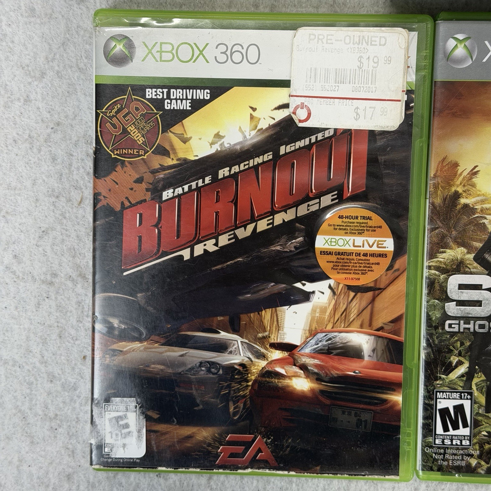Xbox 360 E Console Kinect Bundle w/ Wireless Controller Games Cords 250gb Tested